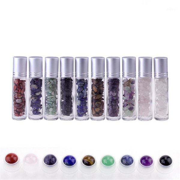 5/10/15ml 25pcs/lot glass clear essential oil bottles natural gemstone roller bottle with steel ball storage & jars
5/10/15ml 25pcs/lot glass clear essential oil bottles natural gemstone roller bottle with steel ball storage & jars