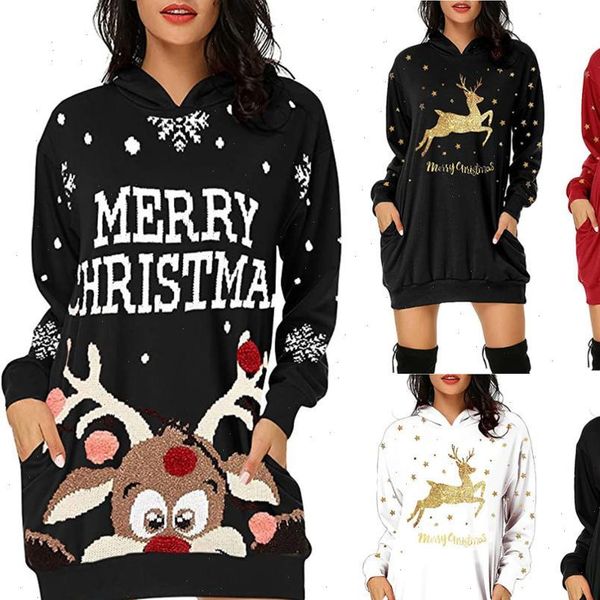 womens dresses christmas dress women fashion hoodie bag hip pocket print vestidos invierno mujer casual, Black;gray
womens dresses christmas dress women fashion hoodie bag hip pocket print vestidos invierno mujer casual, Black;gray