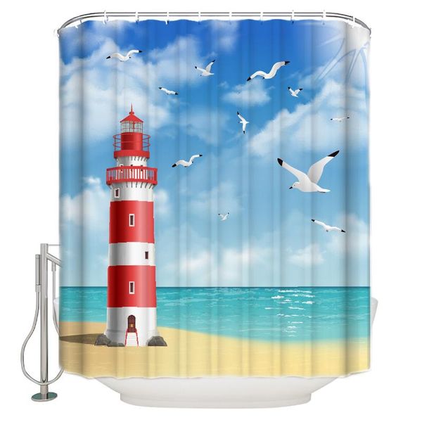 shower curtains lighthouse beach seagull curtain bathroom polyester fabric bath washable home decor
shower curtains lighthouse beach seagull curtain bathroom polyester fabric bath washable home decor
