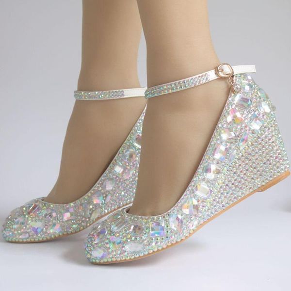 baoyafang ab crystal wedding shoes women high heels pointed toe bridal party dress woman pumps ankle strap, Black
baoyafang ab crystal wedding shoes women high heels pointed toe bridal party dress woman pumps ankle strap, Black