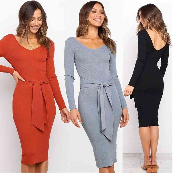 deep v neck tunic black autumn dress women long sleeve lace up wrap female casual straight backless es vestidos 210603, Black;gray
deep v neck tunic black autumn dress women long sleeve lace up wrap female casual straight backless es vestidos 210603, Black;gray