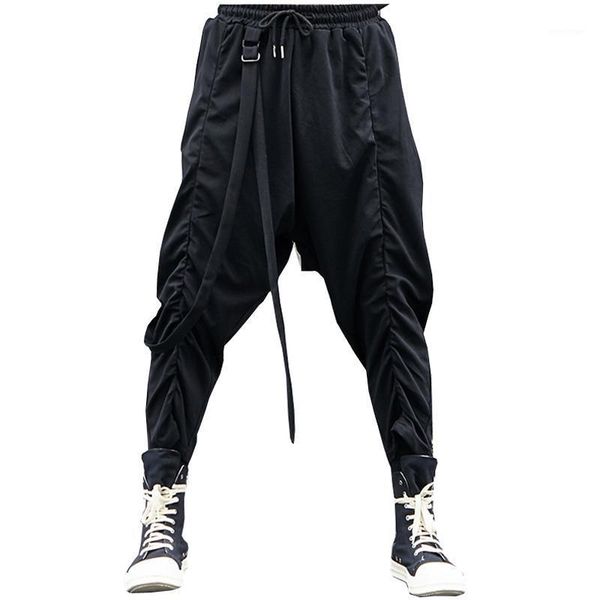 men's pants 2021 hip hop harem men joggers streetwear ribbon casual cotton mens sweatpants male trousers, Black
men's pants 2021 hip hop harem men joggers streetwear ribbon casual cotton mens sweatpants male trousers, Black