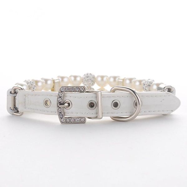 dog collars & leashes pearl collar pu leather leash artificial pearls rhinestone pet lead for small dogs necklace
dog collars & leashes pearl collar pu leather leash artificial pearls rhinestone pet lead for small dogs necklace