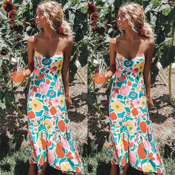 casual dresses women printed halter sleeveless maxi dress summer beach holiday lady long party sundress, Black;gray
casual dresses women printed halter sleeveless maxi dress summer beach holiday lady long party sundress, Black;gray