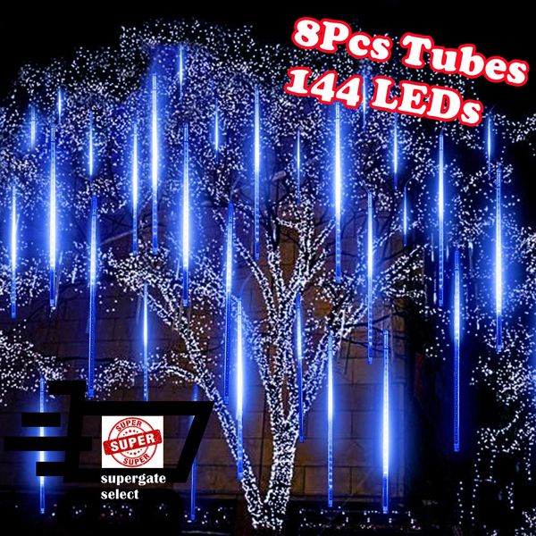 led meteor shower rain lights 30cm x 8 outdoor waterproof 144pcs led for christmas tree holiday party wedding party tree decoration new year
led meteor shower rain lights 30cm x 8 outdoor waterproof 144pcs led for christmas tree holiday party wedding party tree decoration new year