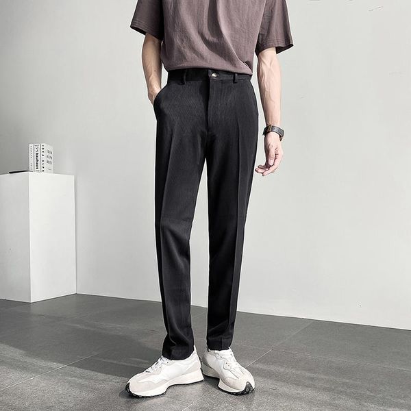men's suits & blazers 2021 autumn striped dress pant for men business office social casual suit pants wedding bridegroom street trouser, White;black
men's suits & blazers 2021 autumn striped dress pant for men business office social casual suit pants wedding bridegroom street trouser, White;black