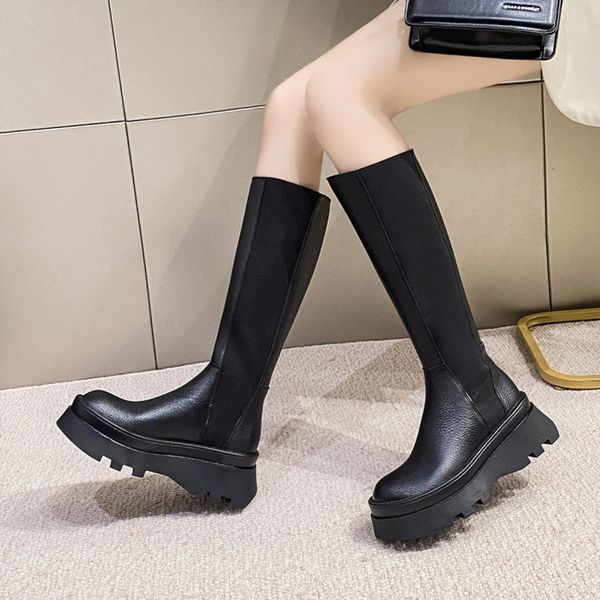 small man with thick bottom no more than knee women's black high barrel martin boots in autumn and winter 2021
small man with thick bottom no more than knee women's black high barrel martin boots in autumn and winter 2021