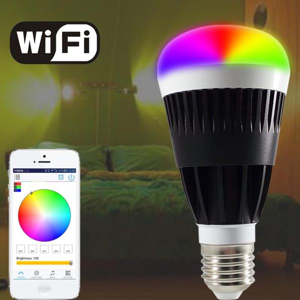 bulbs 10w smart rgb white led bulb wifi wireless remote controller light lamp dimmable e27 for ios android
bulbs 10w smart rgb white led bulb wifi wireless remote controller light lamp dimmable e27 for ios android