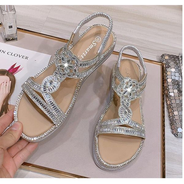 silver/gold rhinestone elastic band national style sandals women open toe creepers sandalias diamond flower muffins flip flops, Black
silver/gold rhinestone elastic band national style sandals women open toe creepers sandalias diamond flower muffins flip flops, Black