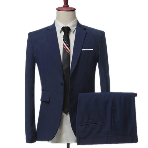 men's suits & blazers men suit slim fit casual pure color blazer jacket pants wedding party business groom dress coat trousers 2 pcs s, White;black
men's suits & blazers men suit slim fit casual pure color blazer jacket pants wedding party business groom dress coat trousers 2 pcs s, White;black