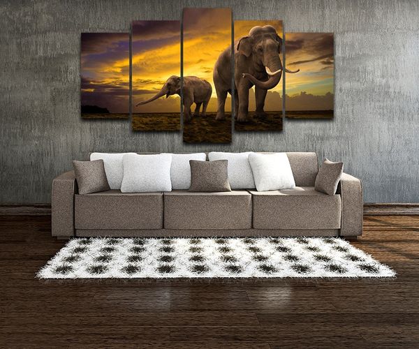 modular painting canvas wall art pictures home decoration 5 pieces elephants modern hd printed animal poster(no frame)
modular painting canvas wall art pictures home decoration 5 pieces elephants modern hd printed animal poster(no frame)