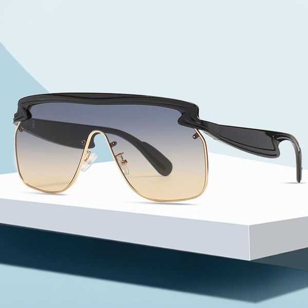 sunglasses men women fashion glasses brand designer retro frame vintage uv400, White;black
sunglasses men women fashion glasses brand designer retro frame vintage uv400, White;black