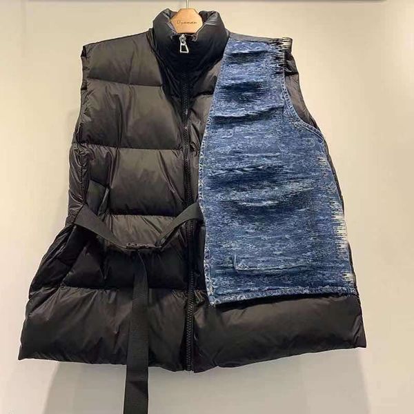 anti season new thickened personality down jacket women vest vet loose large winter warm coat special, Black;white
anti season new thickened personality down jacket women vest vet loose large winter warm coat special, Black;white
