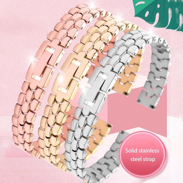 watch bands stainless steel watchband 6mm 8 10 12 14mm 16mm silver golden bracelet replacement strap for size dial lady's fashion, Black;brown
watch bands stainless steel watchband 6mm 8 10 12 14mm 16mm silver golden bracelet replacement strap for size dial lady's fashion, Black;brown