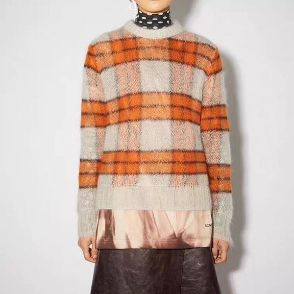 women's sweaters women o-neck plaid knitted sweater color patchwork ladies long sleeve thin knitwear female pullover 2021 autumn winte, White;black
women's sweaters women o-neck plaid knitted sweater color patchwork ladies long sleeve thin knitwear female pullover 2021 autumn winte, White;black