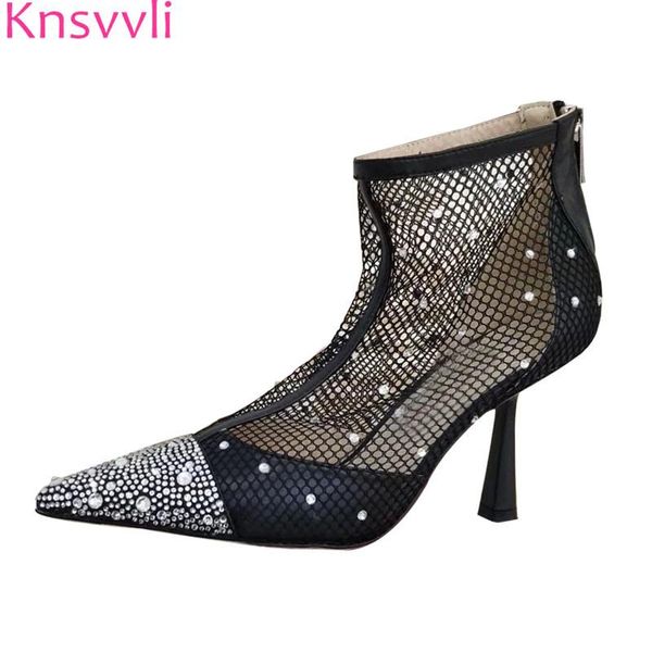 boots high heels ankle for women black mesh cut outs summer luxurious rhinestone pointed toe runway party shoes woman
boots high heels ankle for women black mesh cut outs summer luxurious rhinestone pointed toe runway party shoes woman