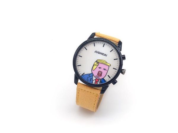 wristwatches student quartz watch blames trump non-mechanical movement canvas watches acrylic no waterproof gift for children, Slivery;brown
wristwatches student quartz watch blames trump non-mechanical movement canvas watches acrylic no waterproof gift for children, Slivery;brown