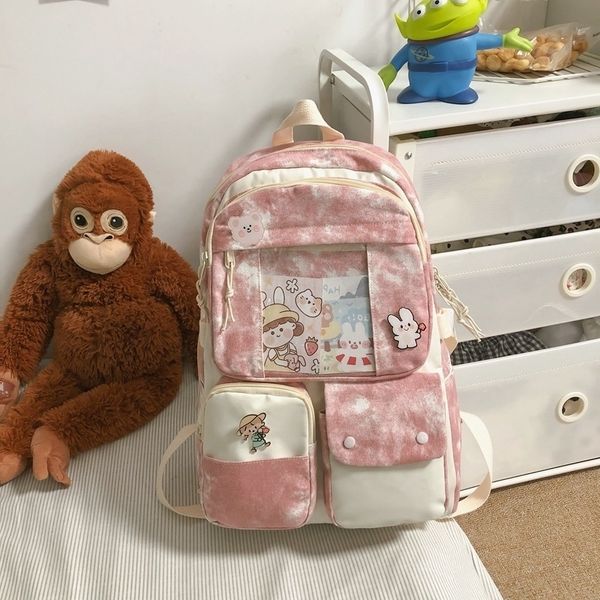 tie dyed schoolbag female new college student korean version sen department high capacity canvas school student college style backpack
tie dyed schoolbag female new college student korean version sen department high capacity canvas school student college style backpack