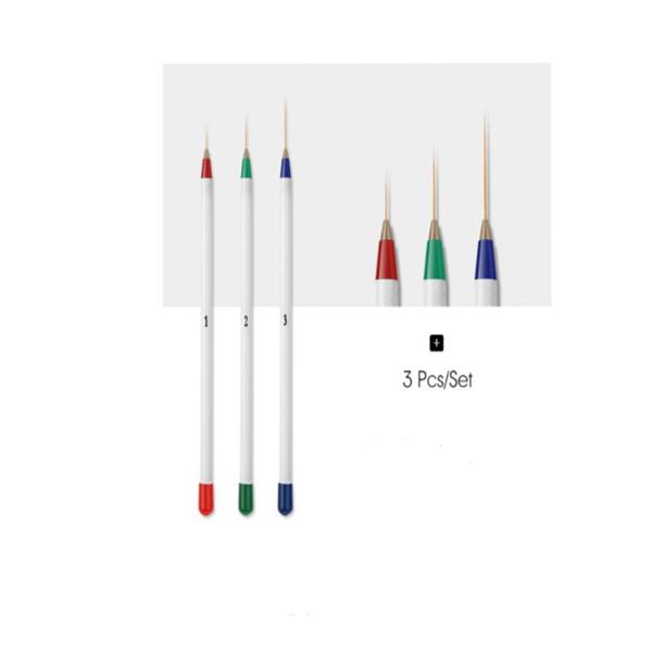 nail art kits fingerqueen 3pcs manicure brush set thin liner drawing pen painting stripes flower tools b-005
nail art kits fingerqueen 3pcs manicure brush set thin liner drawing pen painting stripes flower tools b-005