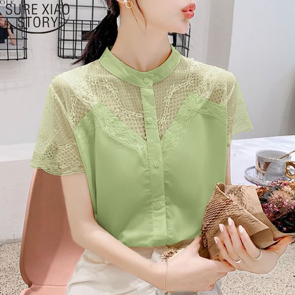 fashion women shirts plus size solid summer chiffon blouse shorts button blouses 5158 50 210510, White
fashion women shirts plus size solid summer chiffon blouse shorts button blouses 5158 50 210510, White