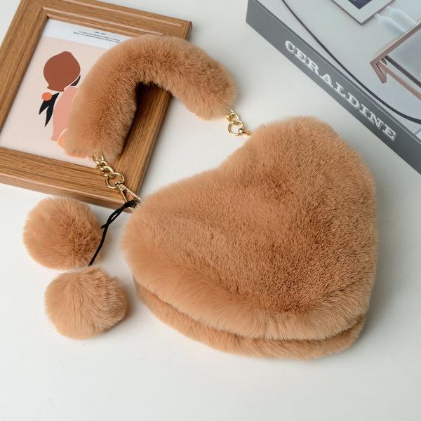 evening bags luxury winter fashion plush shoulder for women heart shape chains crossbody handbag totes girls underarm small bag purse
evening bags luxury winter fashion plush shoulder for women heart shape chains crossbody handbag totes girls underarm small bag purse