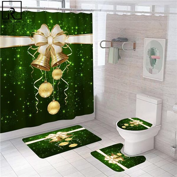 shower curtains green christmas bell print curtain with hooks festival bathroom decoration anti-slip bath mat set rugs toilet lid covers
shower curtains green christmas bell print curtain with hooks festival bathroom decoration anti-slip bath mat set rugs toilet lid covers