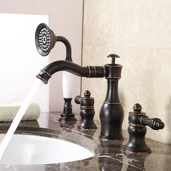 bathroom sink faucets black four pcs bathtub faucet deck mount double handles hand sprayer brass mixer taps shower set
bathroom sink faucets black four pcs bathtub faucet deck mount double handles hand sprayer brass mixer taps shower set