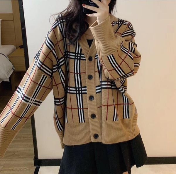 women's jackets autumn winter jacquard collar knitting wool coat loose jacket fashion women british style v-neck check cardigan buttons, Black;brown
women's jackets autumn winter jacquard collar knitting wool coat loose jacket fashion women british style v-neck check cardigan buttons, Black;brown