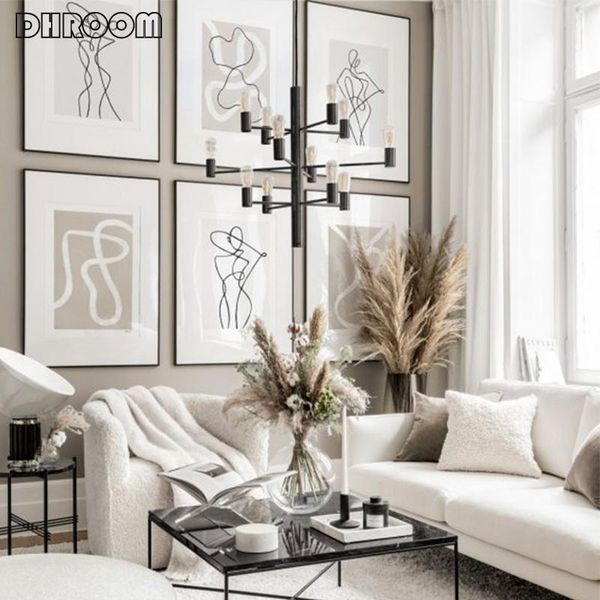 paintings nordic abstract line art figure drawing canvas print wall painting beige style poster morden living room decoration
paintings nordic abstract line art figure drawing canvas print wall painting beige style poster morden living room decoration