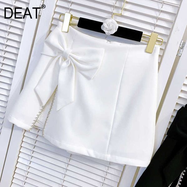 deat women split bow with diamonds mini skirt arrivals high waist fashion temperament spring summer 11d658 210709, Black
deat women split bow with diamonds mini skirt arrivals high waist fashion temperament spring summer 11d658 210709, Black
