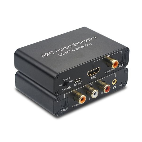 audio cables & connectors kbt 2021 black arc adapter extractor digital to analog converter dac spdif coaxial rca jack output
audio cables & connectors kbt 2021 black arc adapter extractor digital to analog converter dac spdif coaxial rca jack output
