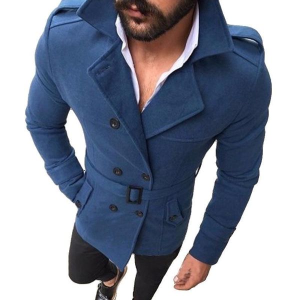 men's trench coats coat lapel slim double breasted casual tweed windbreaker woolen multi with belt, Tan;black
men's trench coats coat lapel slim double breasted casual tweed windbreaker woolen multi with belt, Tan;black