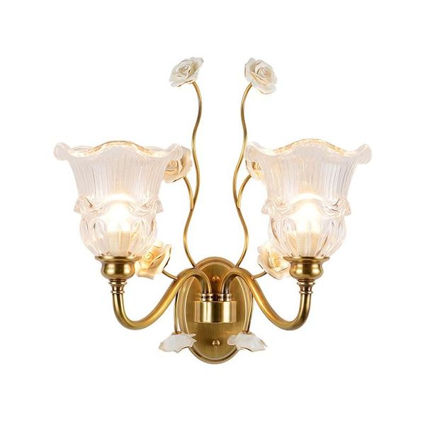 wall lamp american country copper european living room dining rooms bedroom bedside flower decoration tv background light
wall lamp american country copper european living room dining rooms bedroom bedside flower decoration tv background light