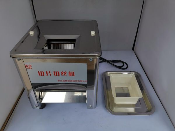 sy-85 commercial stainless steel small automatic meat slicer, household pork meat slice strip dicing machine thickness optional
sy-85 commercial stainless steel small automatic meat slicer, household pork meat slice strip dicing machine thickness optional