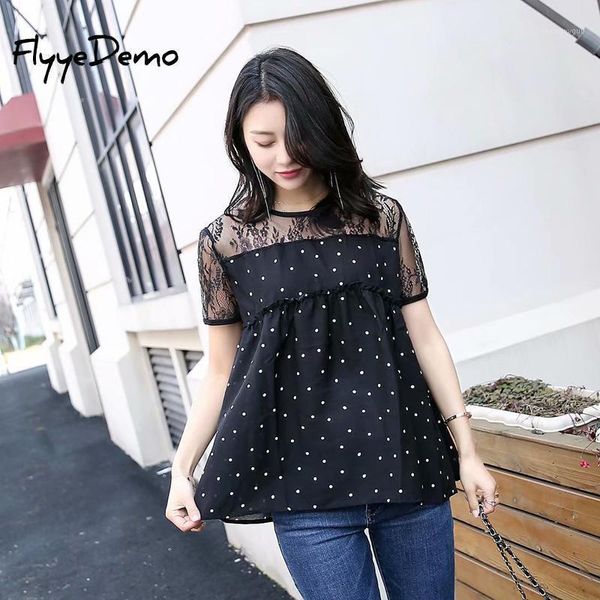 polka dot white black blouse women fashion casual short sleeve shirt women's ol lace blouses femme blusa plus size & shirts
polka dot white black blouse women fashion casual short sleeve shirt women's ol lace blouses femme blusa plus size & shirts