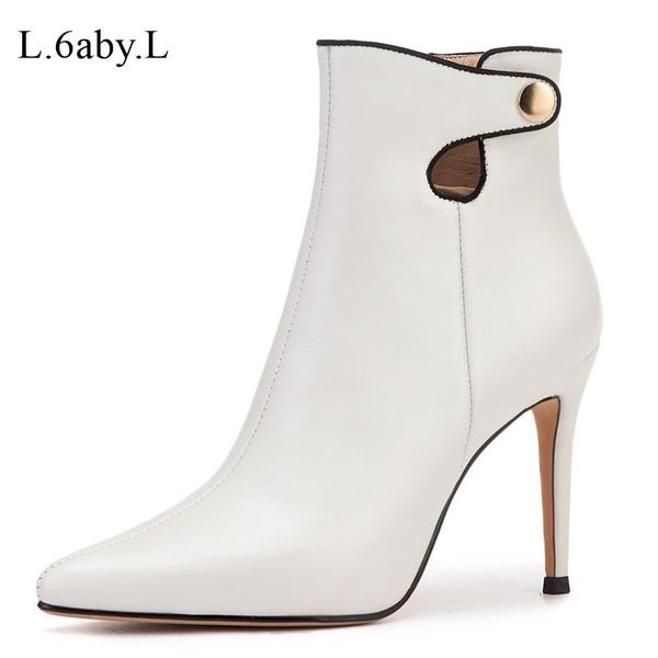 boots 2021 winter women fashion high heels short fine heel leather party dress zipper lady style black white size 34-40
boots 2021 winter women fashion high heels short fine heel leather party dress zipper lady style black white size 34-40