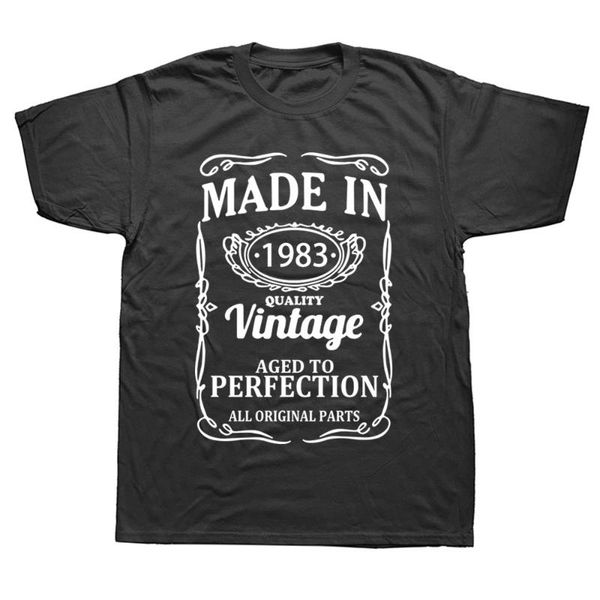 men's t-shirts vintage 1983 38 years old t shirt men cotton short sleeve t-shirt tshirt camiseta clothing funny 38th father birthday, White;black
men's t-shirts vintage 1983 38 years old t shirt men cotton short sleeve t-shirt tshirt camiseta clothing funny 38th father birthday, White;black