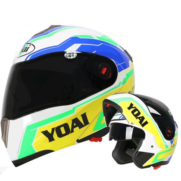 motorcycle helmets yoai full face helmet double lens with bluetooth riding abs material motocross four seasons
motorcycle helmets yoai full face helmet double lens with bluetooth riding abs material motocross four seasons