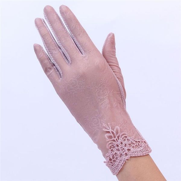 five fingers gloves women' summer uv-proof driving lace luvas hand guantes eldiven handschoenen 2021, Blue;gray
five fingers gloves women' summer uv-proof driving lace luvas hand guantes eldiven handschoenen 2021, Blue;gray