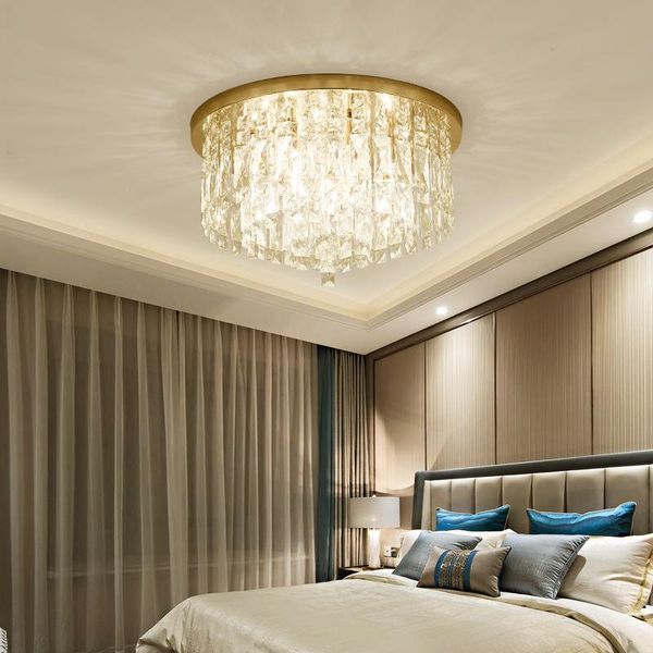 ceiling lights crystal master bedroom lamp post modern minimalist room round household light luxury american golden
ceiling lights crystal master bedroom lamp post modern minimalist room round household light luxury american golden