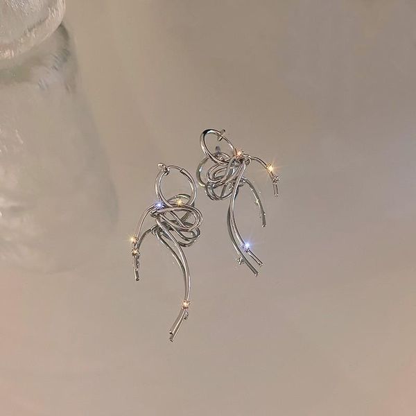 dangle & chandelier 2021 korean geometric bowknot metal drop earrings contracted crystal fine fashion women senior jewelry, Silver
dangle & chandelier 2021 korean geometric bowknot metal drop earrings contracted crystal fine fashion women senior jewelry, Silver