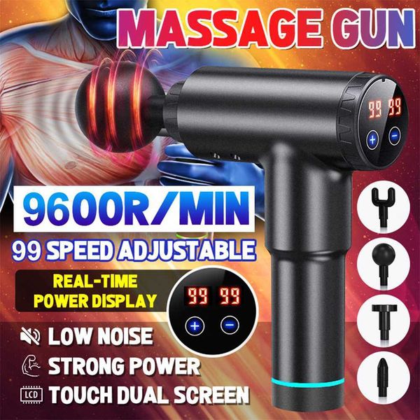 9600 rpm/h therapy massage guns 32 speeds muscle massager sport massage machine relax pain body slimming relief with 8 heads 210324
9600 rpm/h therapy massage guns 32 speeds muscle massager sport massage machine relax pain body slimming relief with 8 heads 210324