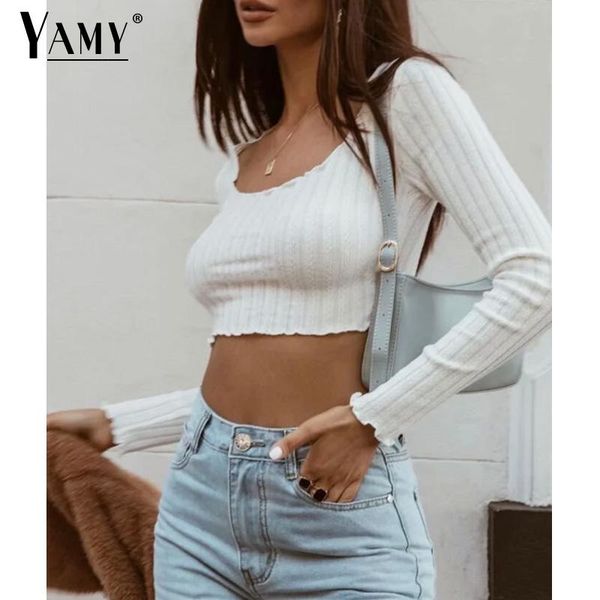 women's sweaters women pullover sweater long sleeve crop knitwear vintage korean white ruffle ladies summer 2021, White;black
women's sweaters women pullover sweater long sleeve crop knitwear vintage korean white ruffle ladies summer 2021, White;black