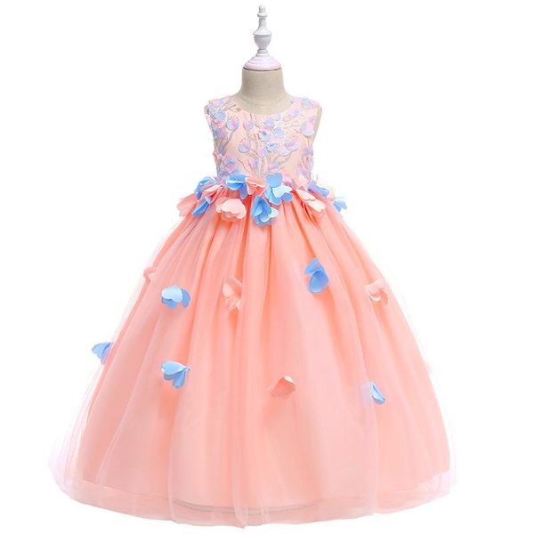 girl's dresses flower girls children 3d applique long maxi tulle dress formal evening party clothing gown, Red;yellow
girl's dresses flower girls children 3d applique long maxi tulle dress formal evening party clothing gown, Red;yellow