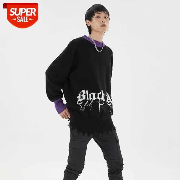 original color block o neck tassel sweater men and women loose letter print casual sweaters streetwear oversize baggy #kx1q, White;black
original color block o neck tassel sweater men and women loose letter print casual sweaters streetwear oversize baggy #kx1q, White;black