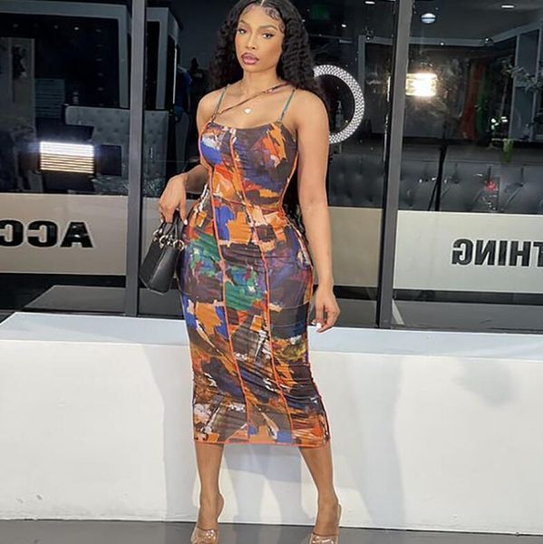 casual dresses contrast print sleeveless suspender robe mid-length 2021 summer women's club party dress orange tight, Black;gray
casual dresses contrast print sleeveless suspender robe mid-length 2021 summer women's club party dress orange tight, Black;gray