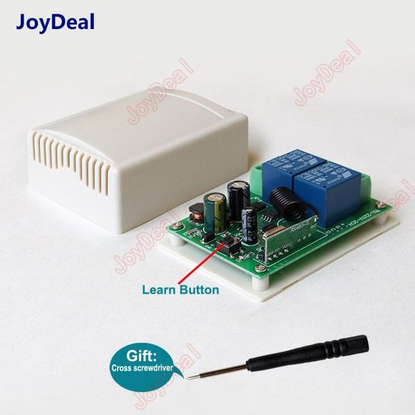 smart home control 433 mhz universal 2ch wireless relay rf remote switch ac 85v~250v 110v 220v heterodyne receiver module
smart home control 433 mhz universal 2ch wireless relay rf remote switch ac 85v~250v 110v 220v heterodyne receiver module