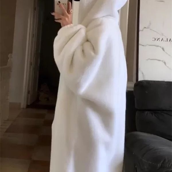 lautaro winter long oversized warm white black fluffy faux fur coat women with hood long sleeve zipper luxury furry overcoat 211019
lautaro winter long oversized warm white black fluffy faux fur coat women with hood long sleeve zipper luxury furry overcoat 211019