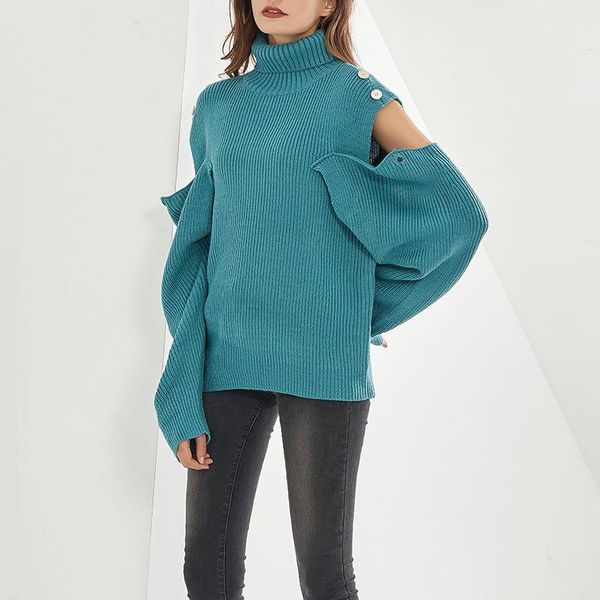 autumn winter women sweater long sleeve turtleneck solid loose strapless knitted casual pullover women's sweaters, White;black
autumn winter women sweater long sleeve turtleneck solid loose strapless knitted casual pullover women's sweaters, White;black