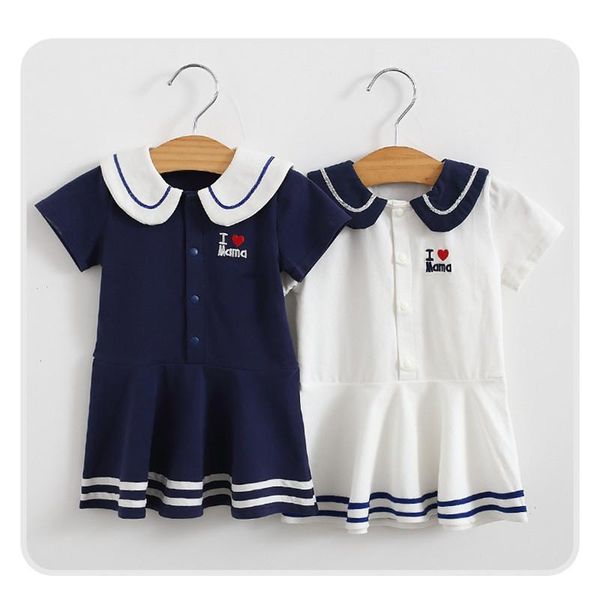 girl's dresses baby girl 100% cotton sailor born girls dress love mom infant 1st party birthday costume clothes outfits, Red;yellow
girl's dresses baby girl 100% cotton sailor born girls dress love mom infant 1st party birthday costume clothes outfits, Red;yellow
